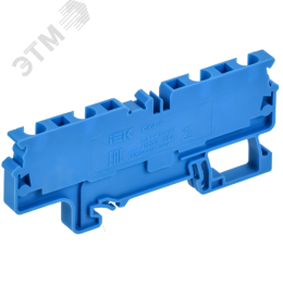 ARMAFIX Клемма пружинная CX4-3 BU 4мм2 трехконтактная синяя IEK