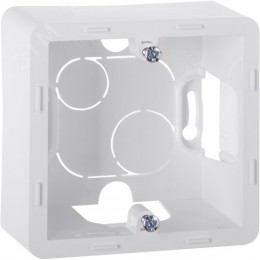 Коробка для накладного монтажа 1-местная белый INSPIRIA