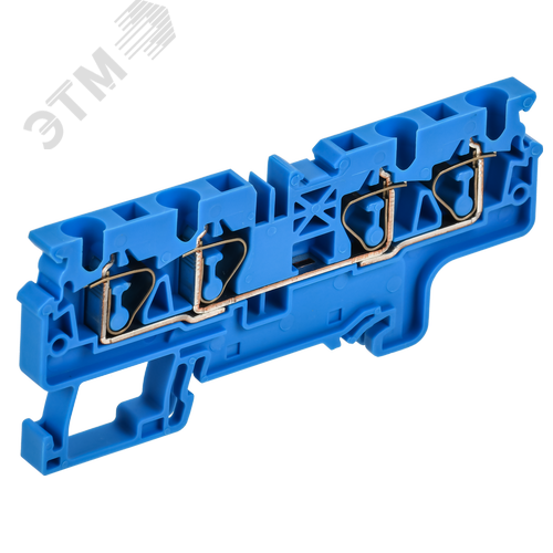 ARMAFIX Клемма пружинная CX4-3 BU 4мм2 трехконтактная синяя IEK