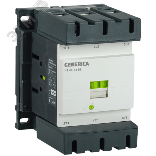 Контактор КТИе-5115 115А 230В/АС3 GENERICA