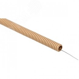 ELASTA Труба гофрированная ПВХ d=16мм с зондом сосна (25м) IEK