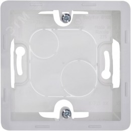 Коробка для накладного монтажа 1-местная белый INSPIRIA