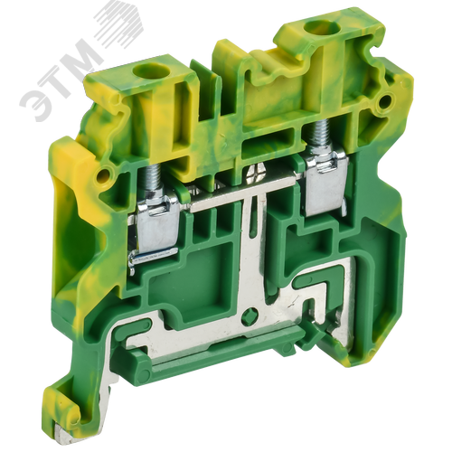 ARMAFIX Колодка клеммная CY4 PE винтовая 4мм2 проходная заземляющая Ex IEK