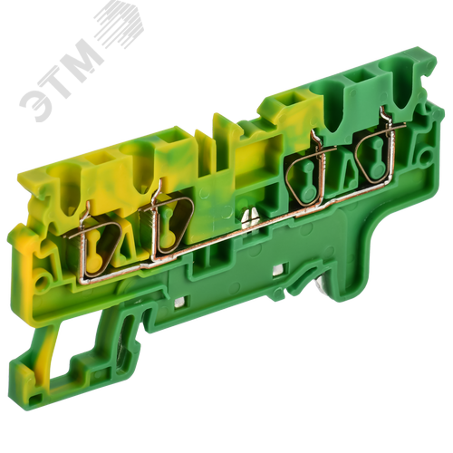 ARMAFIX Клемма пружинная CX2.5-4 PE 2,5мм2 четырехконтактная заземляющая IEK