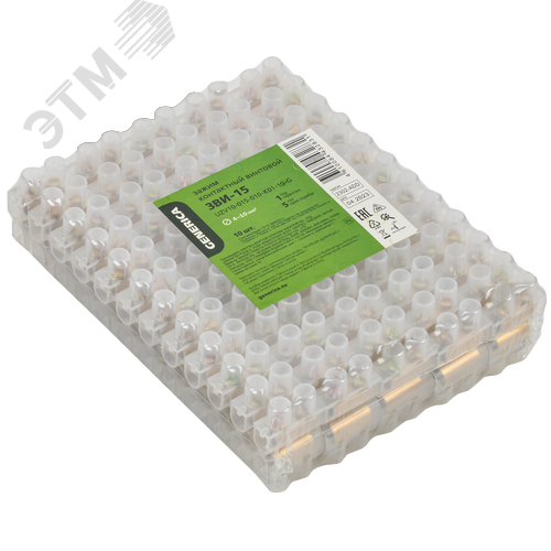 Зажим винтовой ЗВИ-15 4-10мм2 12пар GENERICA