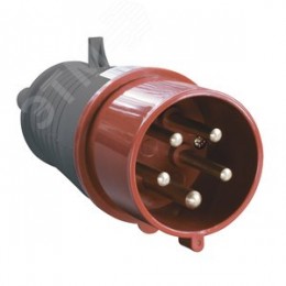 Вилка кабельная 32А 3Р+N+Е IР44 переносная 380В 025
