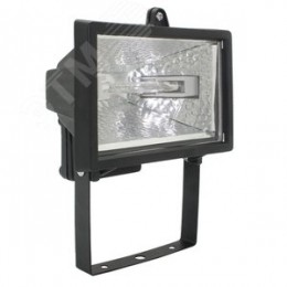 Прожектор ИО150 галогенный черный IP54