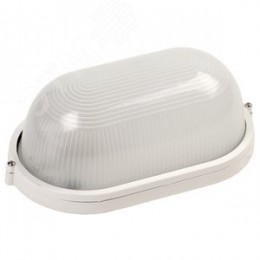 Светильник НПП1201 белый/овал 100 Вт IP54