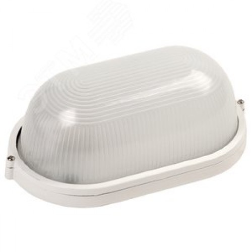 Светильник НПП1201 белый/овал 100 Вт IP54