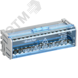 TEKFOR Шины на DIN-рейку (кросс-модуль) ШНК 2х15 L+PEN IEK