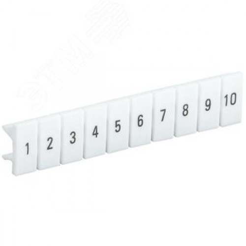 Маркеры для КПИ-2,5мм2 с нумерацией №№ 1-10 IEK