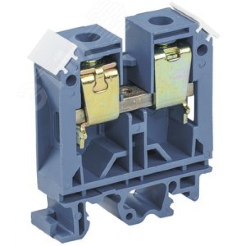 Клемма ЗНИ-35мм.кв синяя