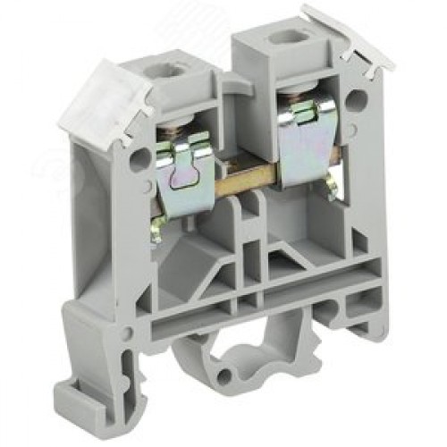 Клемма ЗНИ-10 мм.кв. серый