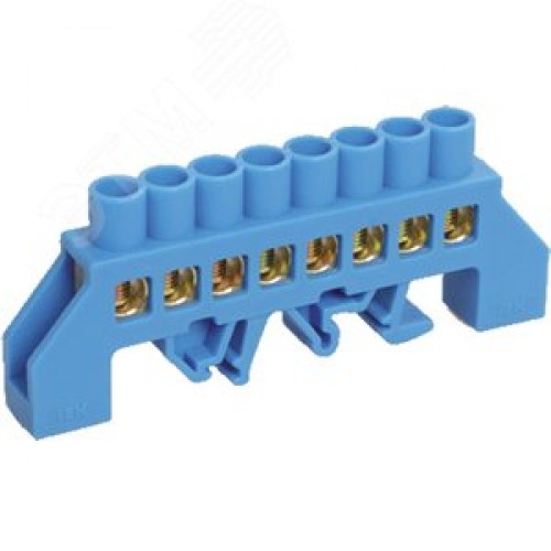 Шина нулевая в комбинированный DIN -изолятор типа Стойка ШНИ-8х12-8-КС-С