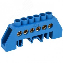 Шина N ноль комбинированный DIN-изолятор типа Стойка ШНИ-8х12-6-КС-С