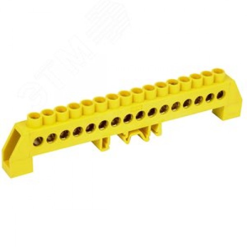 Шина PE земля комбинированный DIN-изолятор типа Стойка ШНИ-8х12-16-КС-Ж