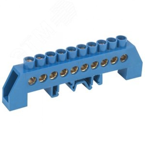 Шина N ноль комбинированный DIN-изолятор типа Стойка ШНИ-8х12-10-КС-С