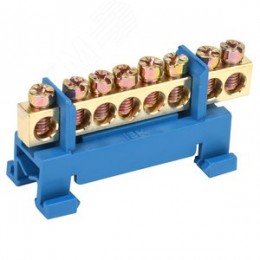 Шина N ноль на DIN-изоляторах тип Стойка ШНИ-6х9-8-С-С