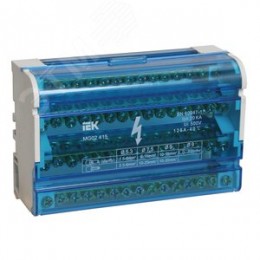 Шина на DIN-рейку в корпусе (кросс-модуль) 3L+PEN 4х15