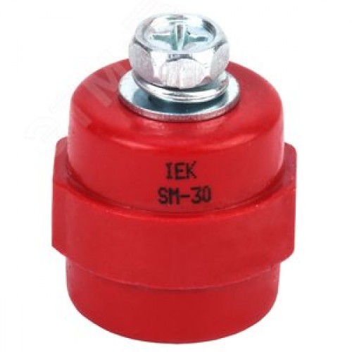 Изолятор SM30 (М8) силовой с болтом