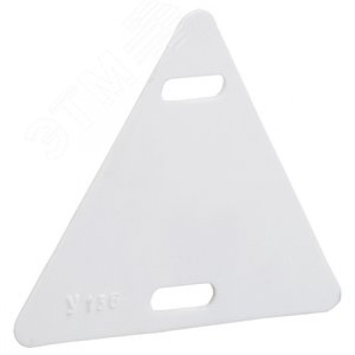 Бирка кабельная У-136 треугольник 55х55х55 мм