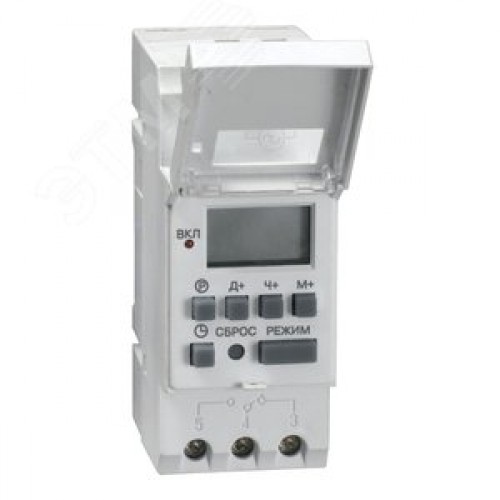 Таймер цифровой ТЭ15 16А 230V на DIN-рейку