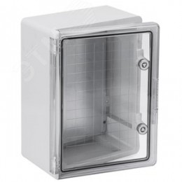 Корпус пластиковый ЩМПп 400х300х170мм прозрачная  дверь  УХЛ1 IP65