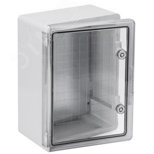 Корпус пластиковый ЩМПп 400х300х170мм прозрачная  дверь  УХЛ1 IP65