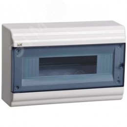 Щит распределительный навесной ЩРн-П-12 пластиковый прозрачная дверь IP41 PRIME