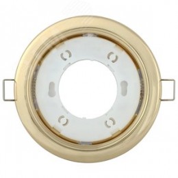 Светильник 4114 встраиваемый декоративный под лампу GX53 золото