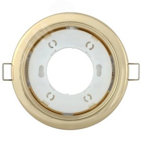 Светильник 4114 встраиваемый декоративный под лампу GX53 золото