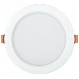 Светильник декоративный светодиодный LED встраиваемый ДВО 1803 PRO белый круг 30Вт 4000K IP40