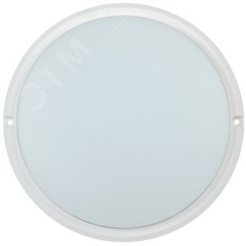 Светильник светодиодный ДПО 4004 18 Вт IP54 4000K круг белый пластик