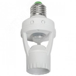 Датчик движения ДД 045 белый E27 60 Вт 360 градусов 6м IP20