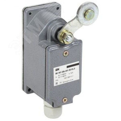 Выключатель концевой ВП 16Г-23Б-231-55 У2.3, рычаг с роликом, ход вправо, cамовозврат, 1з+1р, IP55