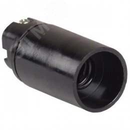 Патрон подвесной карболитовый Пкб14-04-К01 Е14 черный стикер на изделии