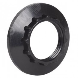 Кольцо абажурное КП14-К01 к патрону Е14 пластик черный (индивидуальный пакет)