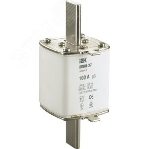 Вставка плавкая предохранителя ППНИ-37, габарит 2, 100А