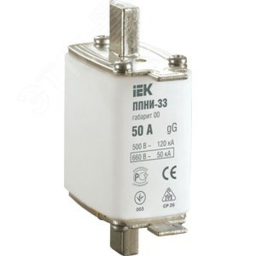 Вставка плавкая предохранителя ППНИ-33, габарит 00, 80А