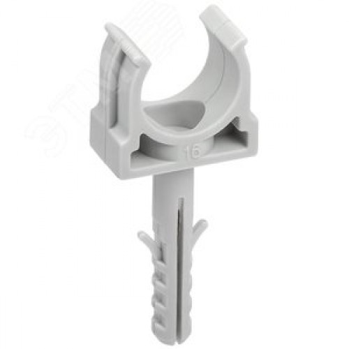 ELASTA Держатель с защелкой и дюбелем CT16 (без винта) IEK