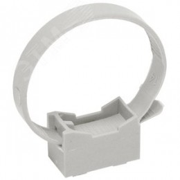 Держатель хомутный со стяжкой серый CFF1 16-32мм