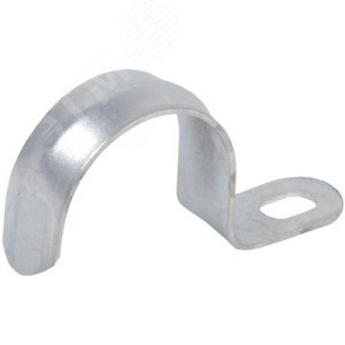 Скоба металлическая однолапковая d=21-22мм
