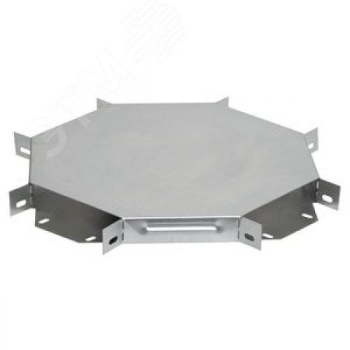 Ответвитель Х-образный 400х80 с крышкой