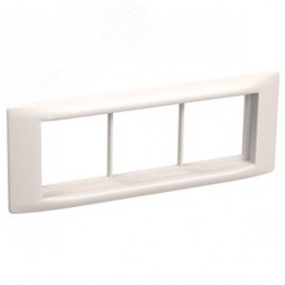 Рамка и суппорт для кабель-канала на 6 модулей 60мм Праймер