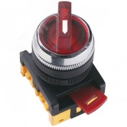 Переключатель ANC-22-2 с фиксацией 2 позиции I-O красная неоновая ручка