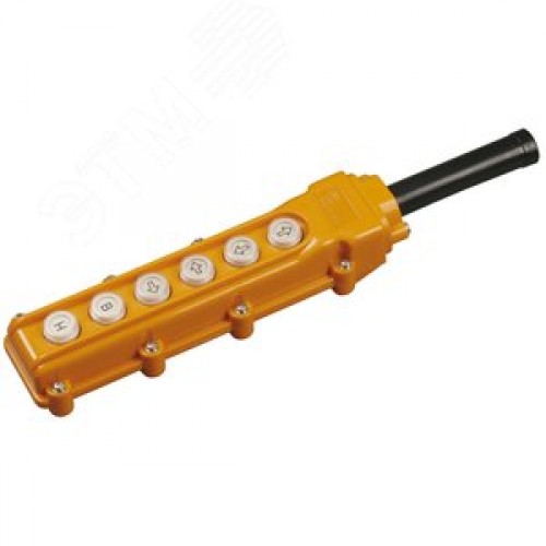 Пост кнопочный ПКТ-63 на 6 кнопок IP54 ABS-пластик