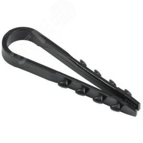 Дюбель-хомут 5-10мм нейлон черный (100шт)