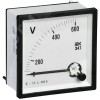 Вольтметр 600 В 72х72 AC непосредственное включение Э47