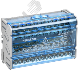 TEKFOR Шины на DIN-рейку (кросс-модуль) ШНК 4х15 3L+PEN IEK