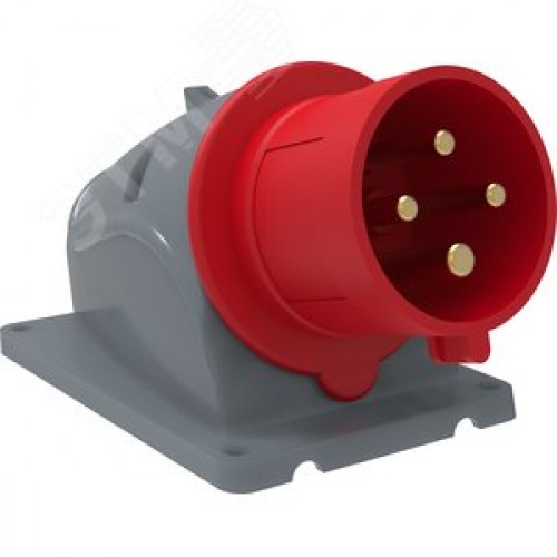 Вилка стационарная ССИ-524 32A 3P+РЕ 380В